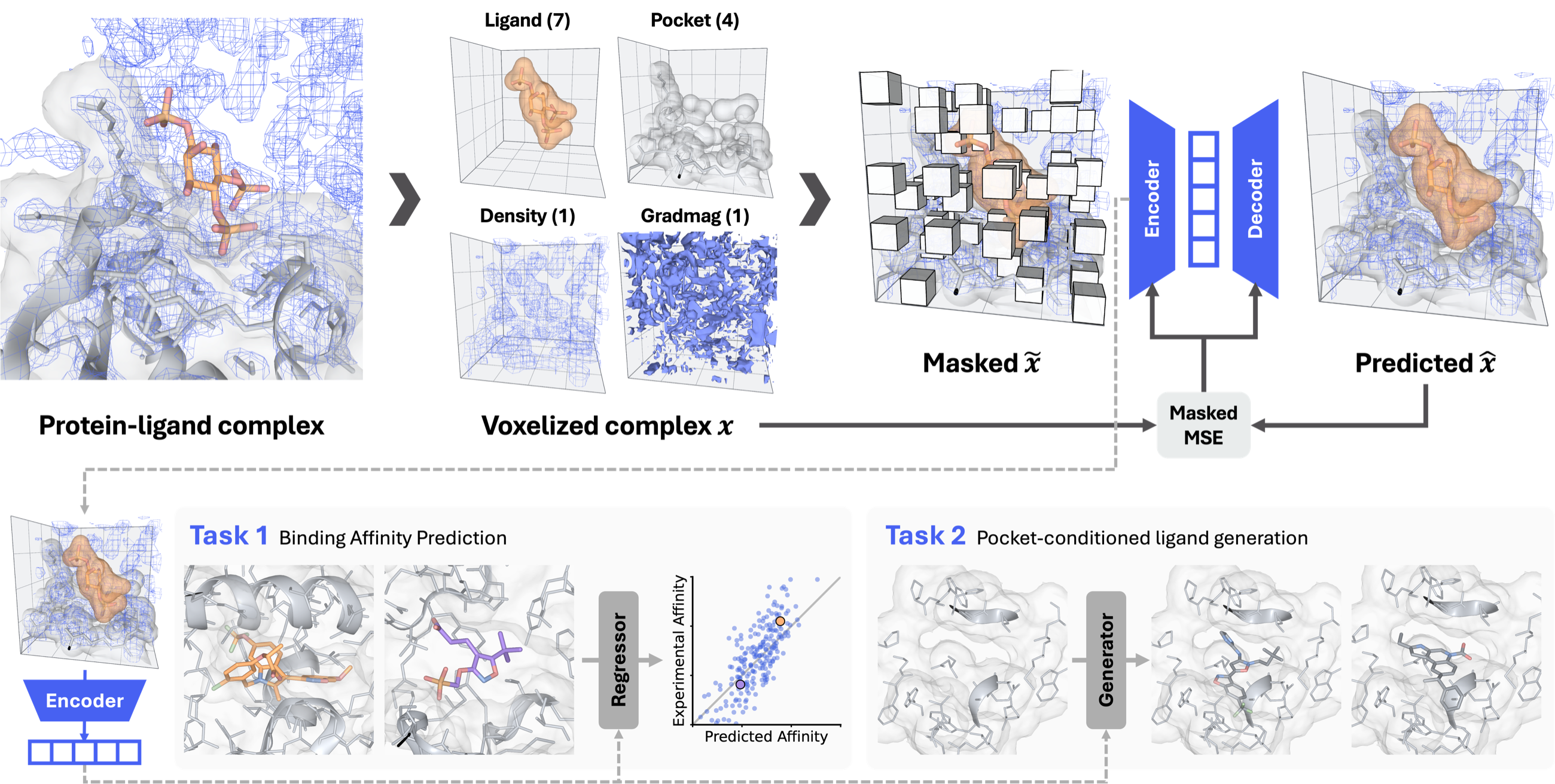 Blending experimental electron density information to protein-ligand interactions