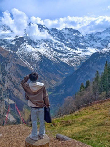 Log in Mürren